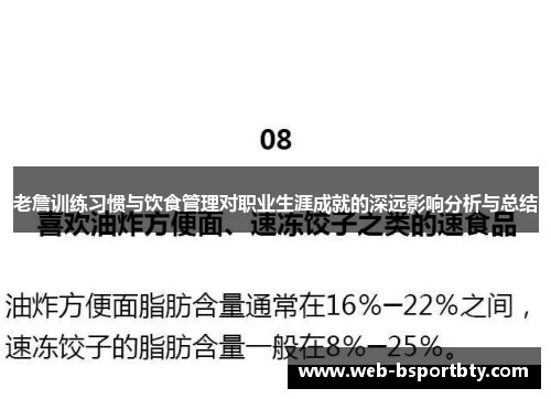 老詹训练习惯与饮食管理对职业生涯成就的深远影响分析与总结