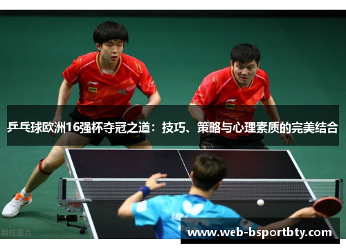 乒乓球欧洲16强杯夺冠之道：技巧、策略与心理素质的完美结合